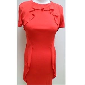 Jersey Ruffle Frill Dress